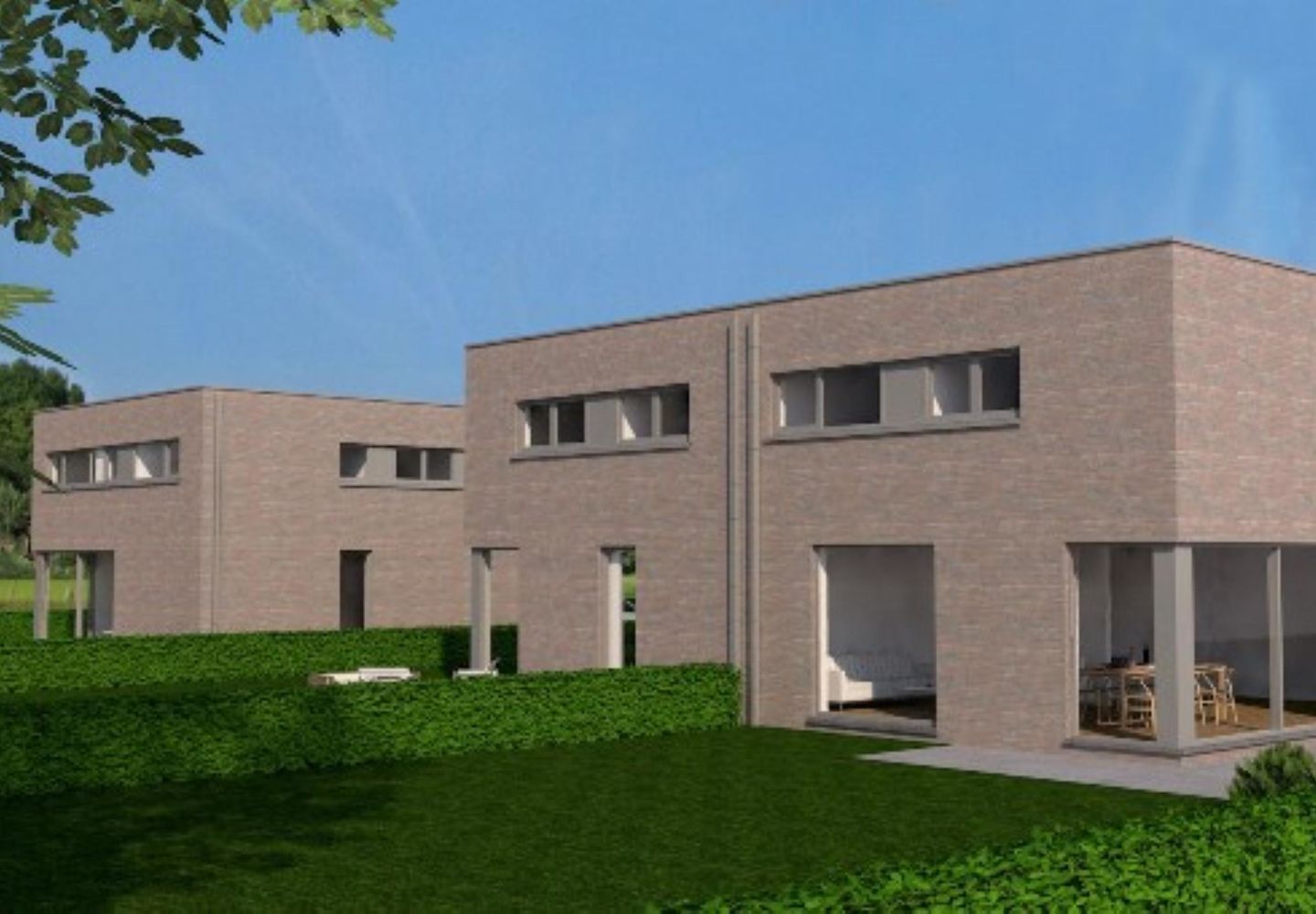 LOT 1  - CASALINA REAL ESTATE vous propose en vente:m aisons résidentielles neuves et construites dans une zone agricole et boisée. Ecole et garderie dans un rayon de 600 m, à 3 km de l'autoroute A12 direction Bruxelles - Anvers. Plus d'infos WWW.CASAL