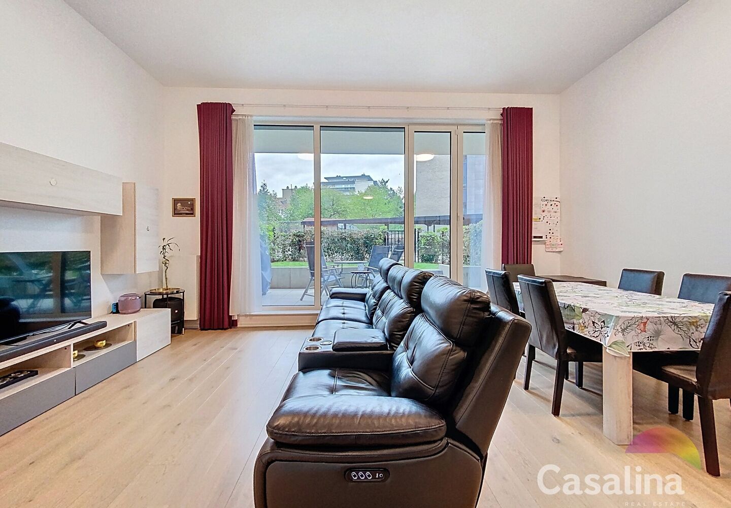 Ground floor with garden for rent in Evere