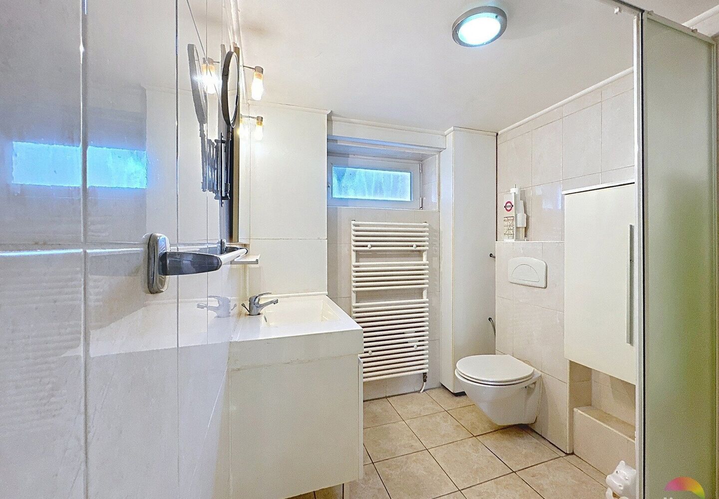 Bathroom on garden level