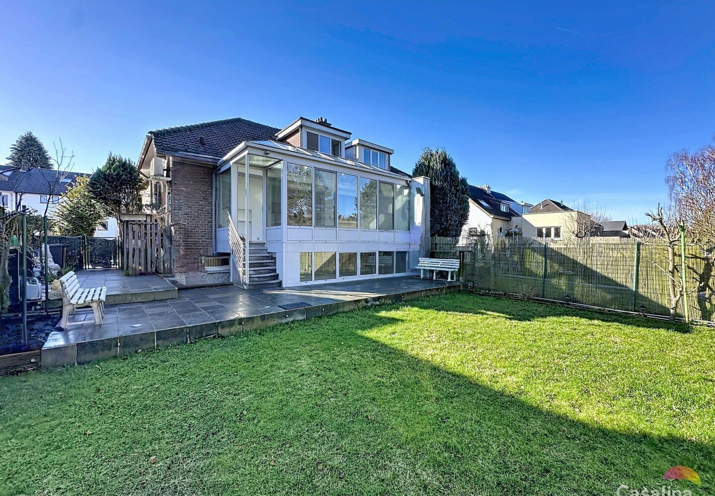 View from the garden