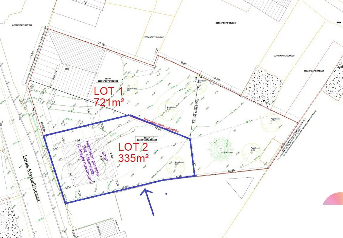 Terrain &agrave; b&acirc;tir &agrave; vendre &agrave; Wezembeek-Oppem